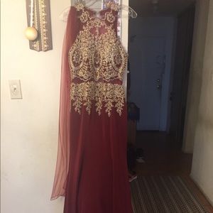 Burgundy Prom/Evening Dress